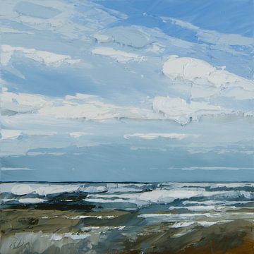 Impression Dune &amp ; Sea 87 sur Rob Donders Beeldende kunst