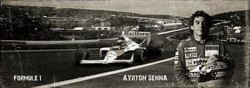 Ayrton Senna Foto-Portrait von Bert Hooijer