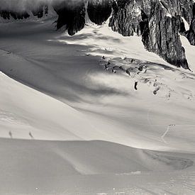Shadows on the glacier by Lumi Toma