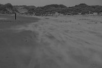 Storm op strand