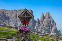 Bergkreuz auf der Seiser Alm