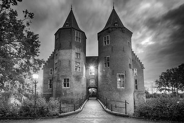 Schloss Dussen - Z/W von Mark Bolijn