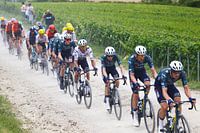Visma Mease a Bike round of France gravel train