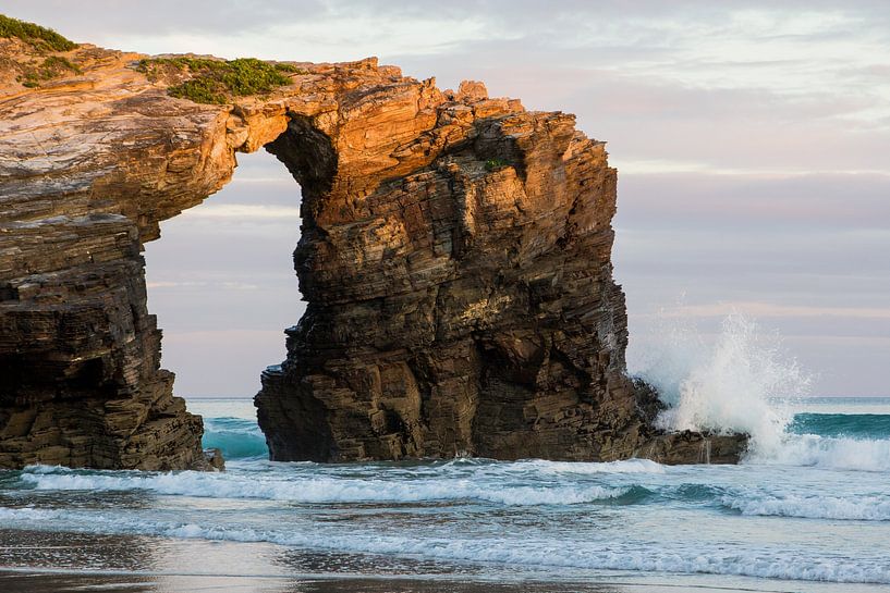 Playa de Las Catedrales - Rock in blue sea by Greenfield Visuals