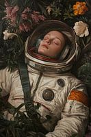 Schlafender Astronaut