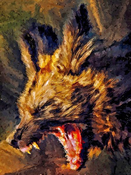 Roaring Hyena by Septif