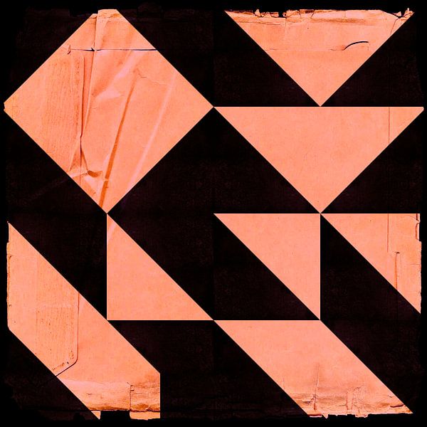 Scandinavia Abstract Collage by Mad Dog Art