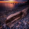 Lake Constance in the evening by Ansgar Peter