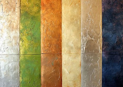 Texturierte Goldkunst