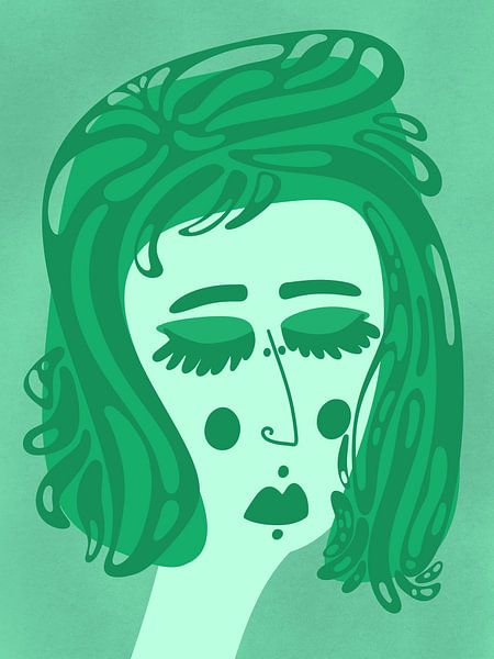 Green woman by Sam Soesbergen