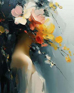 Dreaming of a blooming world, contemporary art by Carla Van Iersel