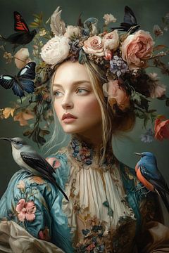 Digitaal Portret, Tussen Flora en Fauna no.4 van Studio BB