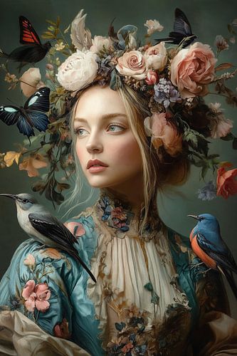 Digital Portrait, Between Flora and Fauna no.4