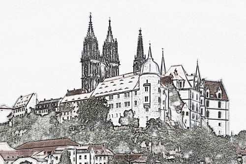 Albrechtsburg Meissen by Gunter Kirsch