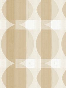 Abstrakte Bauhaus Formen Sandfarben