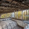Piscine de la ville fantôme de Prypyat, près de Tchernobyl sur Robert Ruidl