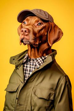 Vizsla van Poster Art Shop