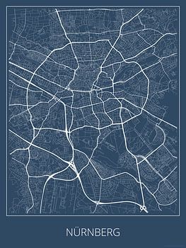 Nürnberg, blau