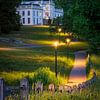 Pad naar de Witte Villa van park Sonsbeek in Arnhem van Dave Zuuring