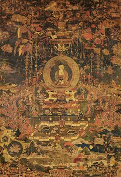 Buddhist ,Amitabha en Sukhavati, Boeddha standbeeld_1