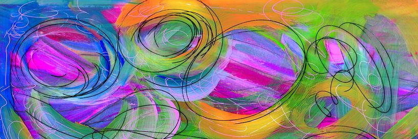 Circle Power Lines von Claudia Gründler