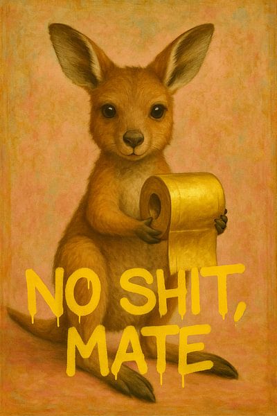 Kanga-POO Down Under von Moonheart Artworks