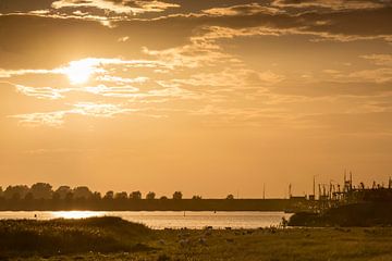 Heure d'or entre Houwerzijl et Zoutkamp, Reitdiep sur Ronnie Schuringa