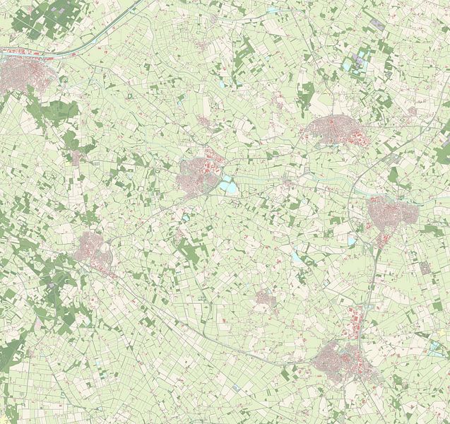 Map of Berkelland by Rebel Ontwerp