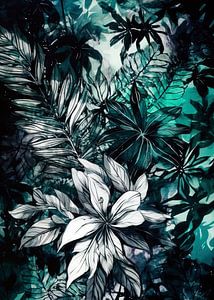 Blumen und Blätter Natur Kunst 3 #Flora