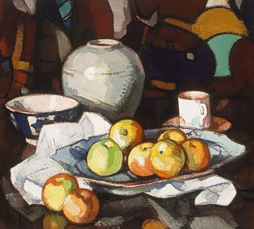 Stilleven met appels, Samuel Peploe