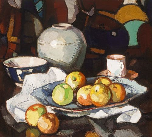 Stilleven met appels, Samuel Peploe