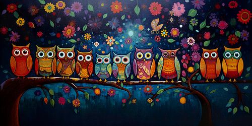 Owls on a Branch