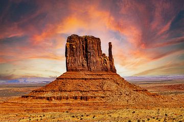 Mitten Butte im Monument Valley von Dieter Walther