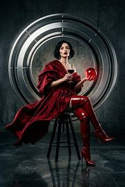 Temptation in Red by Retrotimes