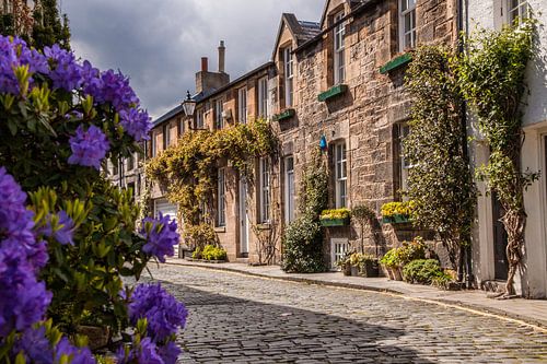 Circus lane in Edinburgh