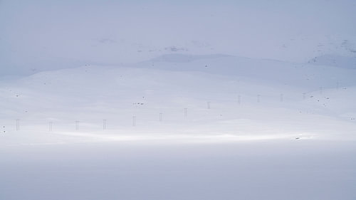Minimalist winter landscape in Norway – Landscape photography