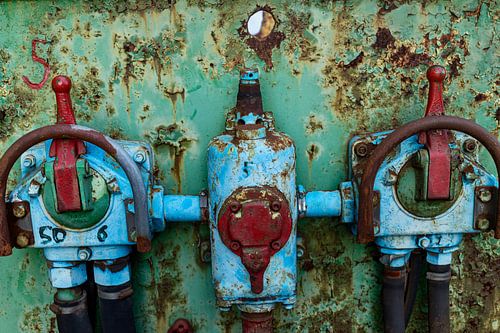 Onderdelen oude machine