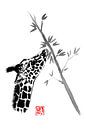 etende giraf van Péchane Sumie thumbnail