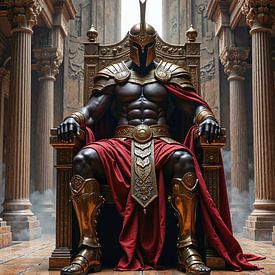 REGNARIS - The warrior king upon his golden throne by INFERAURUM