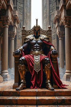 REGNARIS - The warrior king upon his golden throne by INFERAURUM