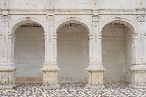 Arches du château de Villandry en France.