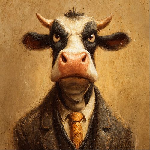 stier met een humeur