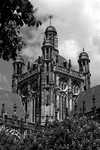Sint-Janskathedraal zwart wit