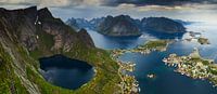 Uitzicht over Reine, Lofoten