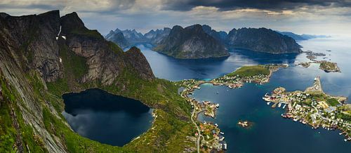 Uitzicht over Reine, Lofoten