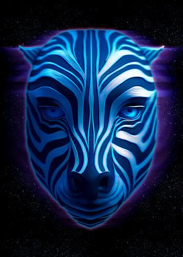 masque zébré