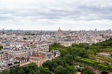 Uitzicht over Parijs van Inge van der Stoep