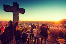 Barcelona Sunset by Alexander Voss