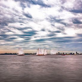 Sailing competition on the Loosdrechtse Plassen by 2BHAPPY4EVER.com photography & digital art