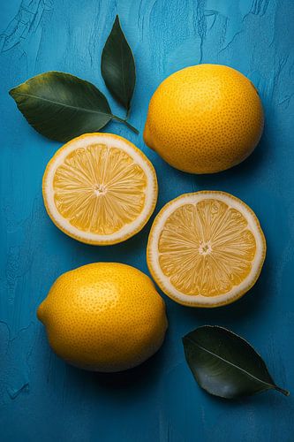 Sunny Lemons on Azure